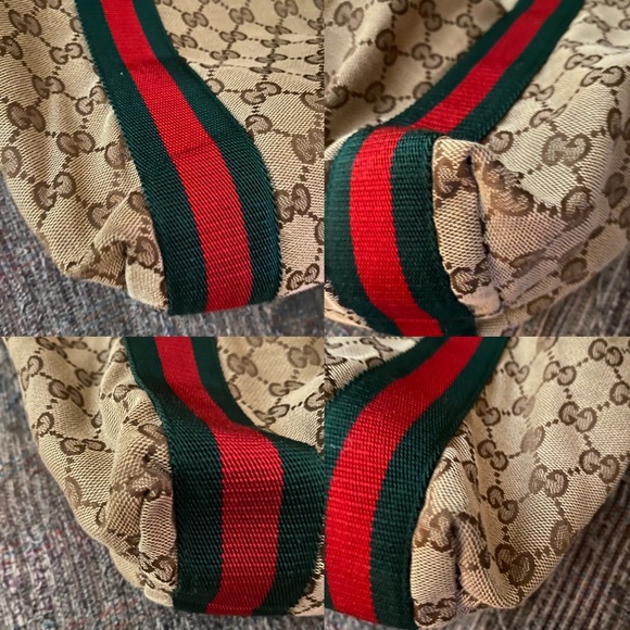 Gucci GG Beige Web Handle Tote. - Picture 14 of 15